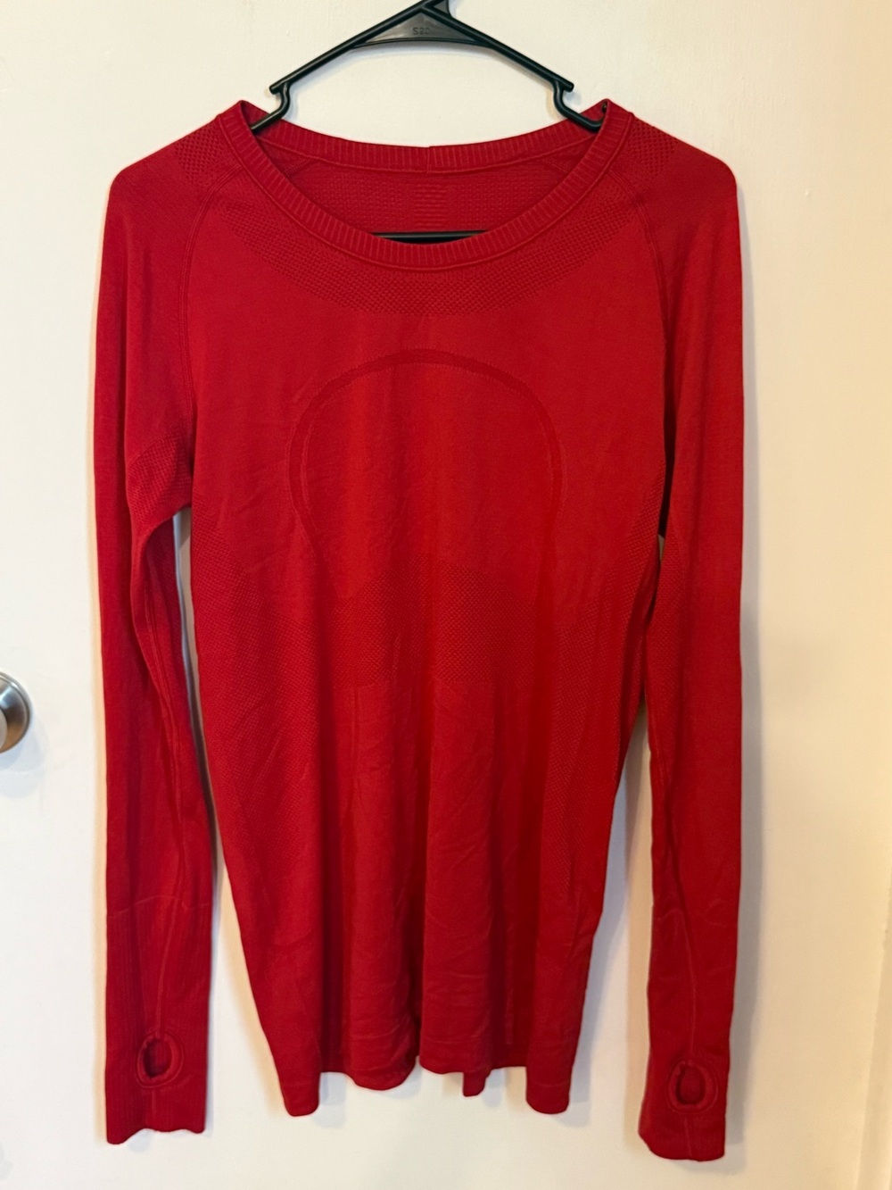 Lululemon Red Long-Sleeve Swiftly